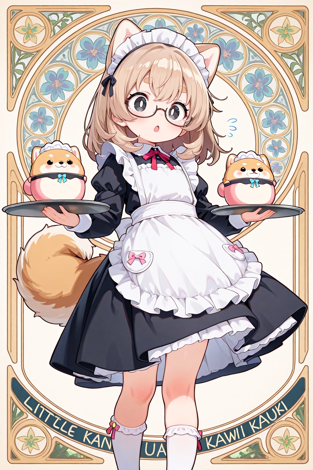 いぬみみ眼鏡メイド