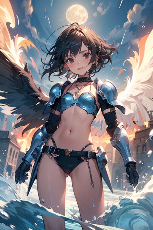 神魔の力と人間の心を持つロボット娘