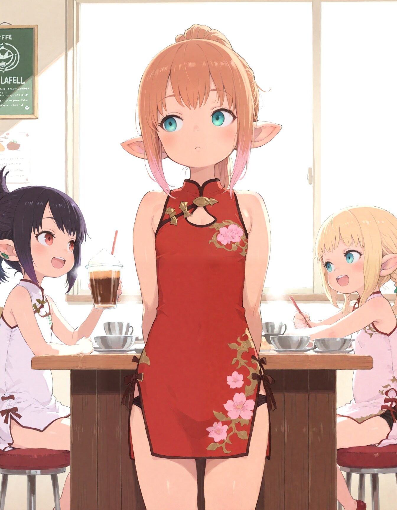 茶楼日和 | の人気AIイラスト・グラビア