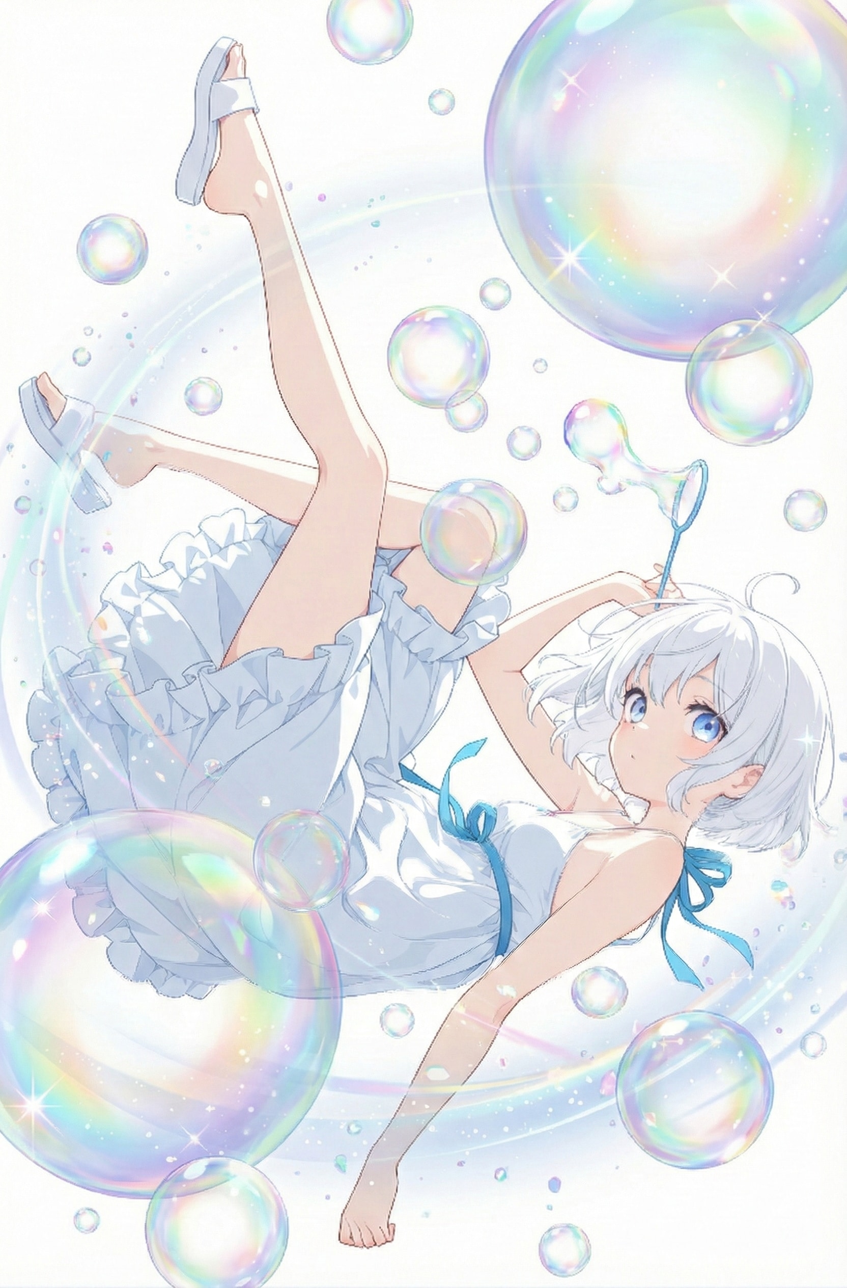 【エフェクト2】シャボン玉 | の人気AIイラスト・グラビア