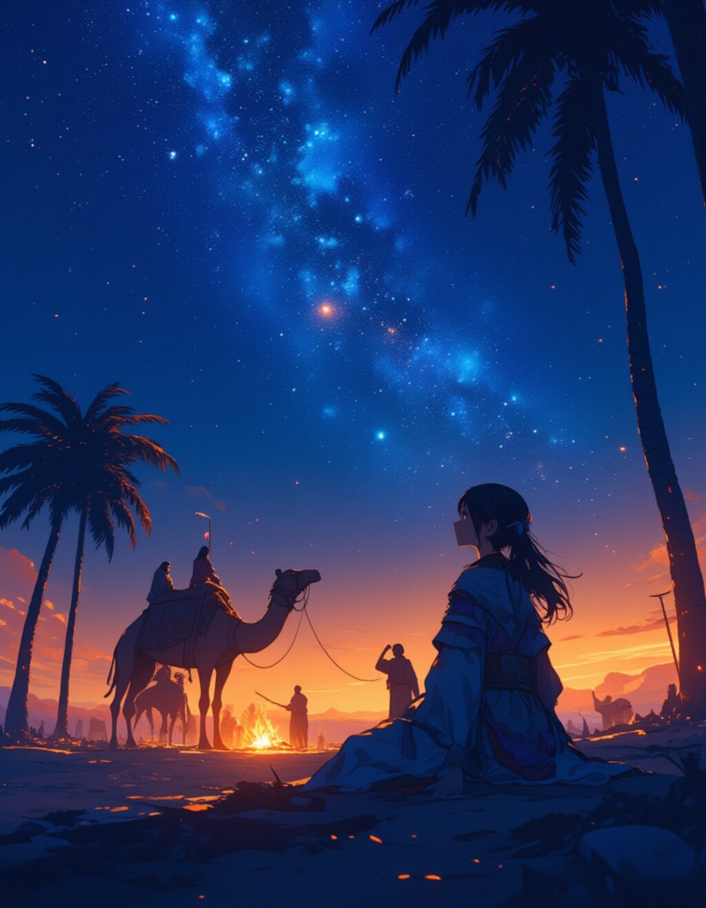 シルクロードの星降る夜