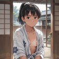 夏、お風呂上り 2枚目