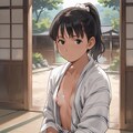夏、お風呂上り 3枚目