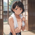 夏、お風呂上り 6枚目