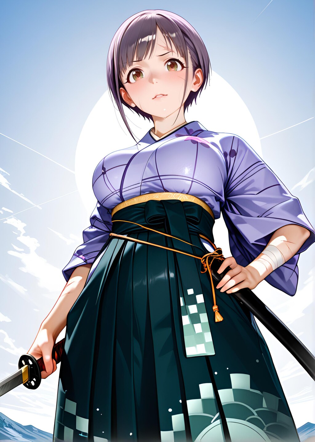 姫野舞依（HimenoMai）刀剣　帯刀