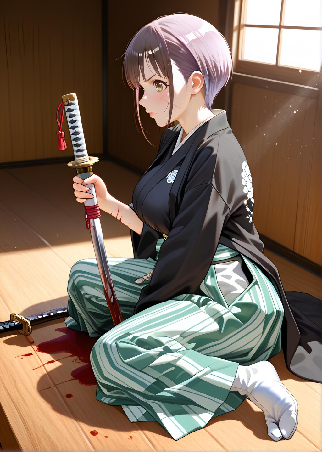 姫野舞依（HimenoMai）刀剣　帯刀