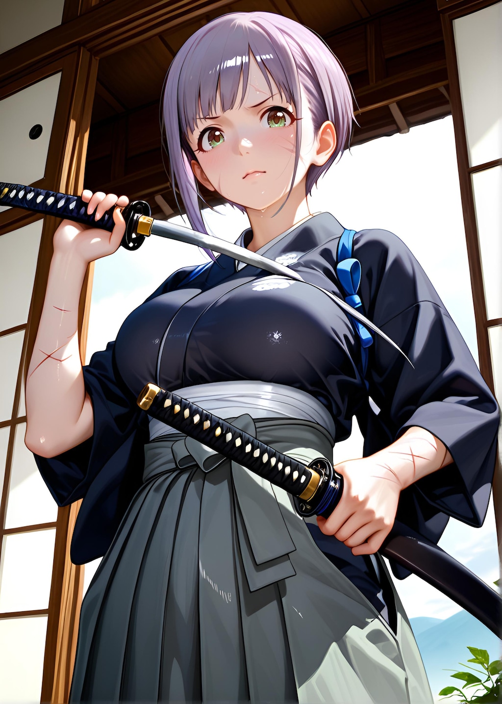 姫野舞依（HimenoMai）刀剣　帯刀