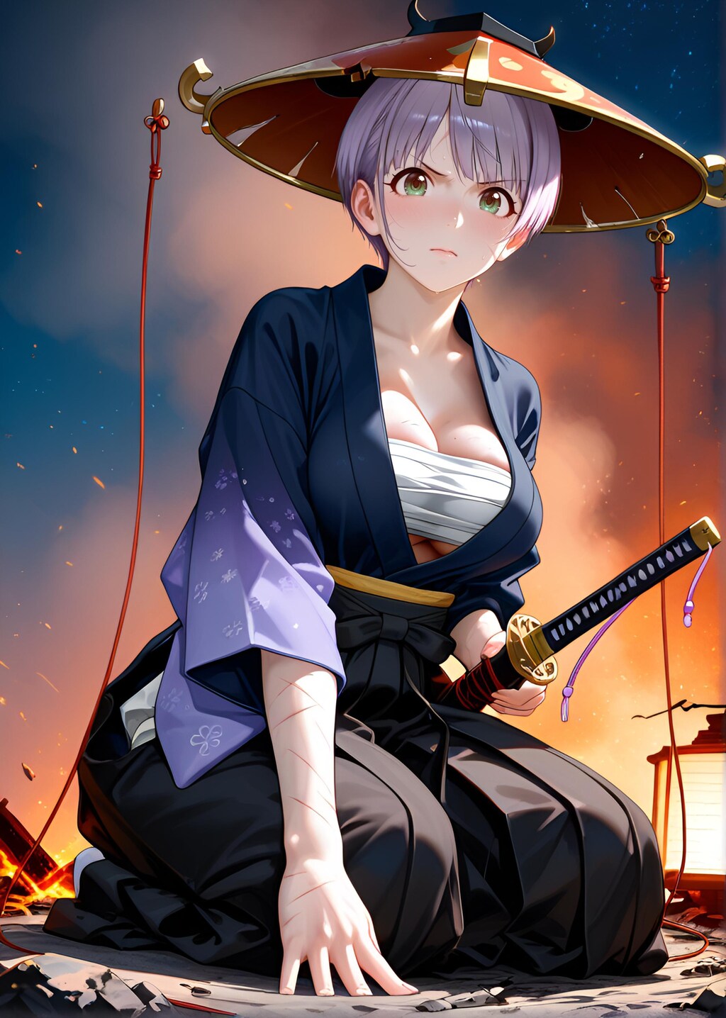 姫野舞依（HimenoMai）刀剣　帯刀