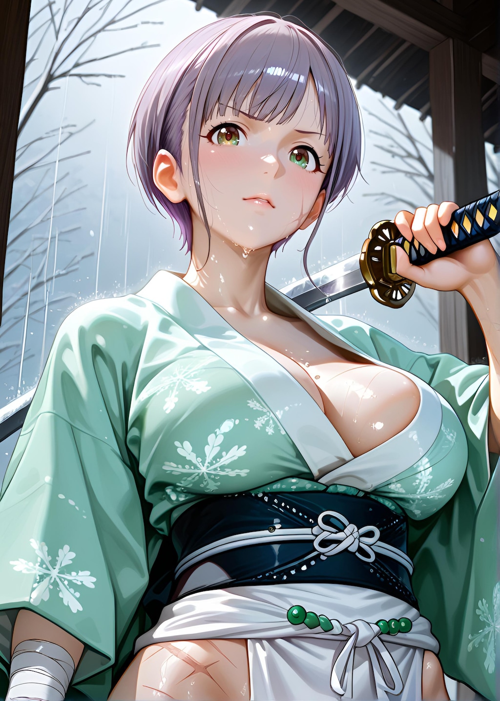 姫野舞依（HimenoMai）刀剣　帯刀
