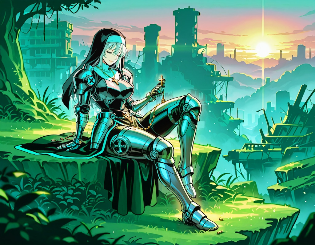 荒廃した世界のシスター