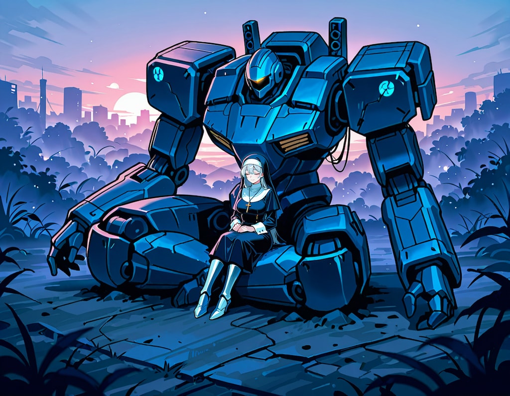 荒廃した世界のシスター