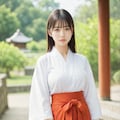 あけましておめでとうございます2026（巫女） 4枚目