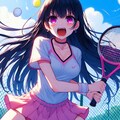 テニスをする、うちの子…！！その2(12枚) 7枚目