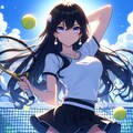 テニスをする、うちの子…！！その2(12枚) 10枚目
