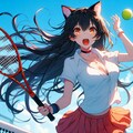 テニスをする、うちの子…！！その2(12枚) 11枚目
