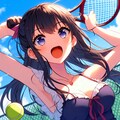 テニスをする、うちの子…！！その2(12枚) 8枚目