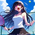テニスをする、うちの子…！！その2(12枚) 5枚目
