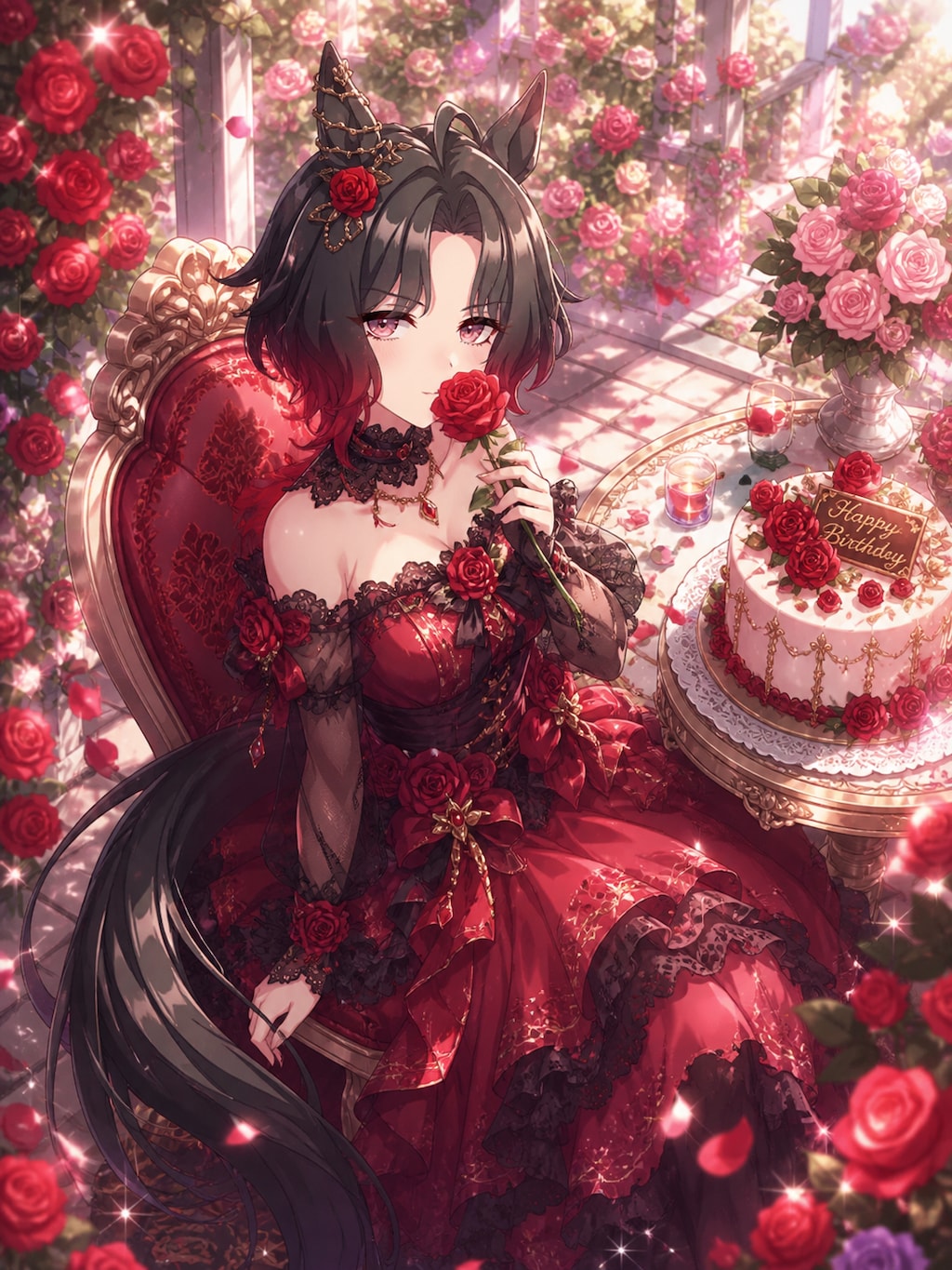 お誕生日のローズキングダム🎂