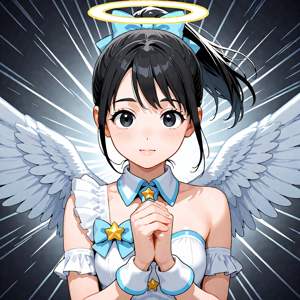 アイドル天使をLILYで生成した