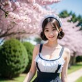 メイドの花見 8枚目