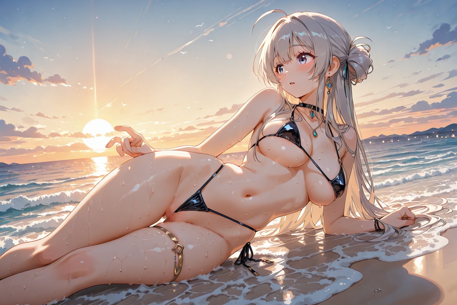 「泳がないの？」