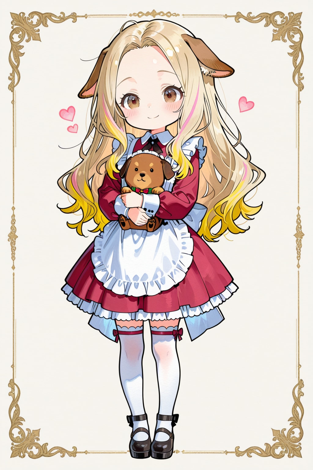 犬耳メイド | の人気AIイラスト・グラビア