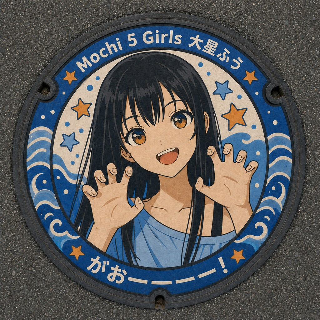 ふうちゃんマンホール✨