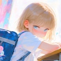 金髪碧眼女子高生のおしり 4枚目