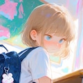 金髪碧眼女子高生のおしり 3枚目