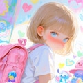 金髪碧眼女子高生のおしり 2枚目