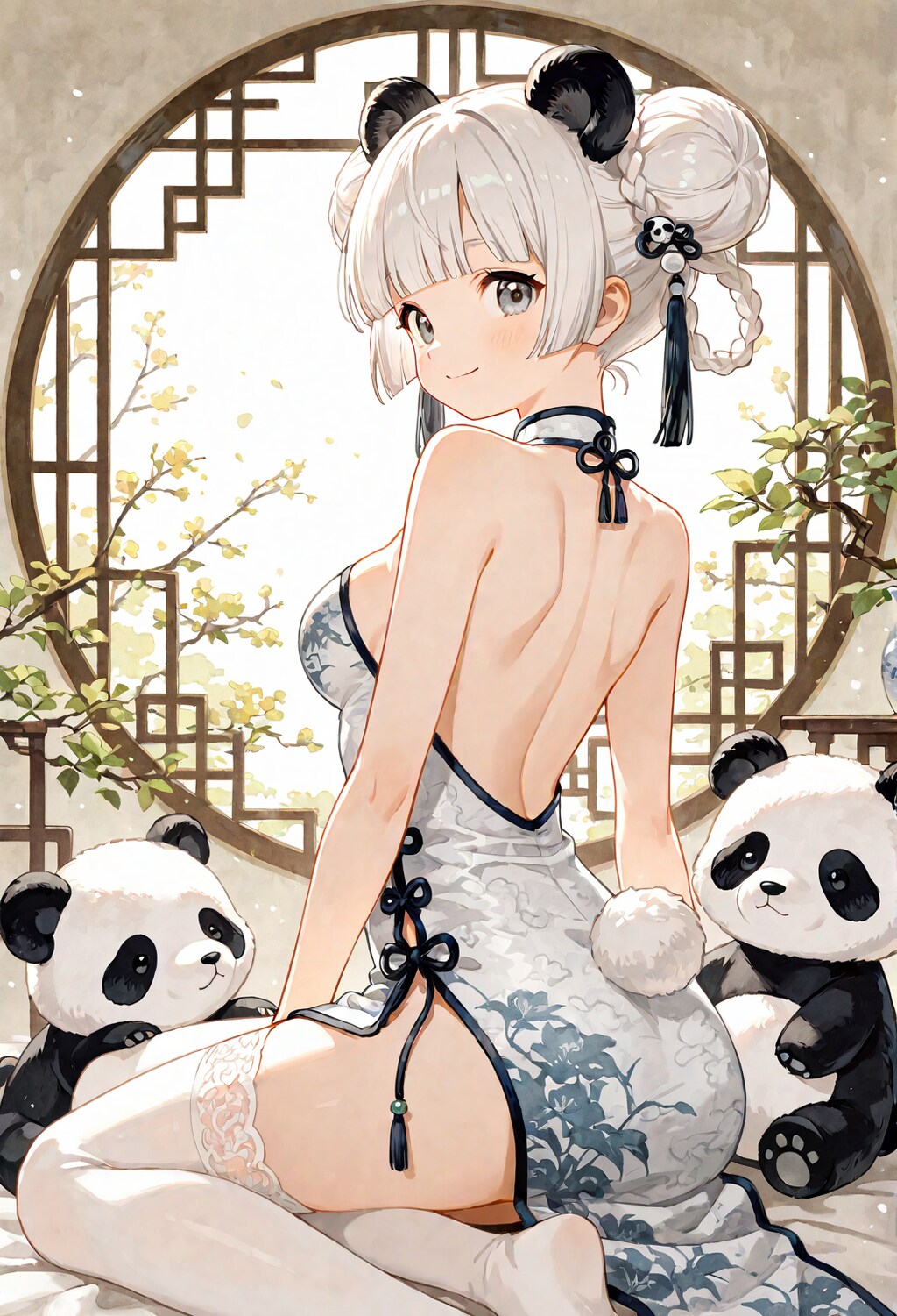 ランランちゃんのうなじ🐼