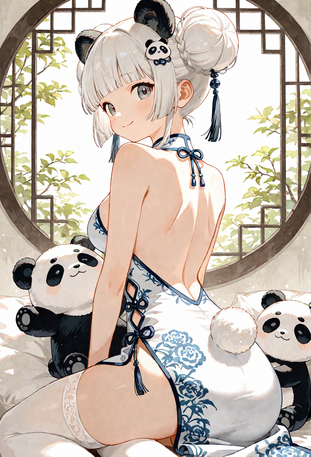 ランランちゃんのうなじ🐼