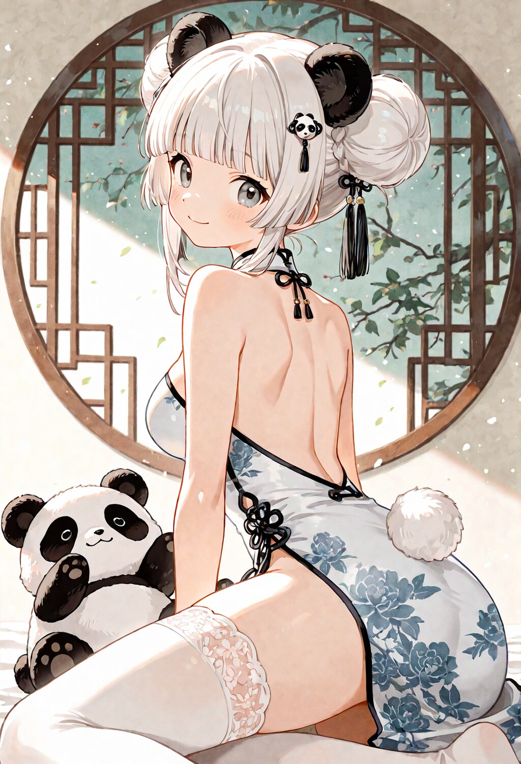 ランランちゃんのうなじ🐼