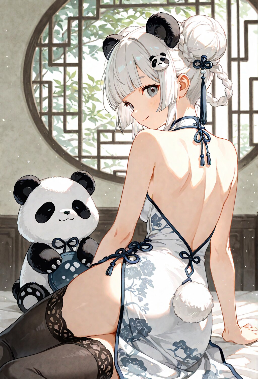 ランランちゃんのうなじ🐼