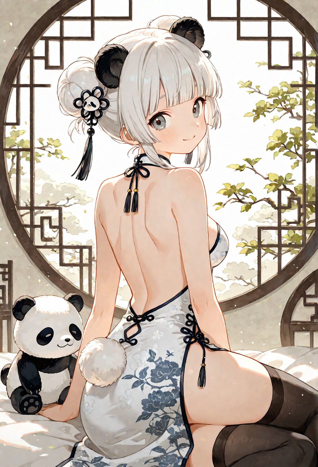 ランランちゃんのうなじ🐼