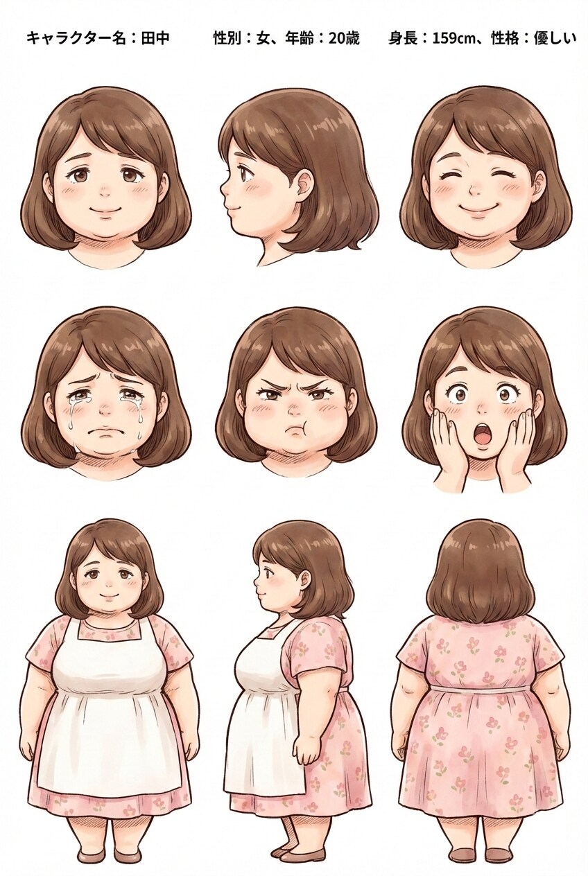 設定資料集の1ページ