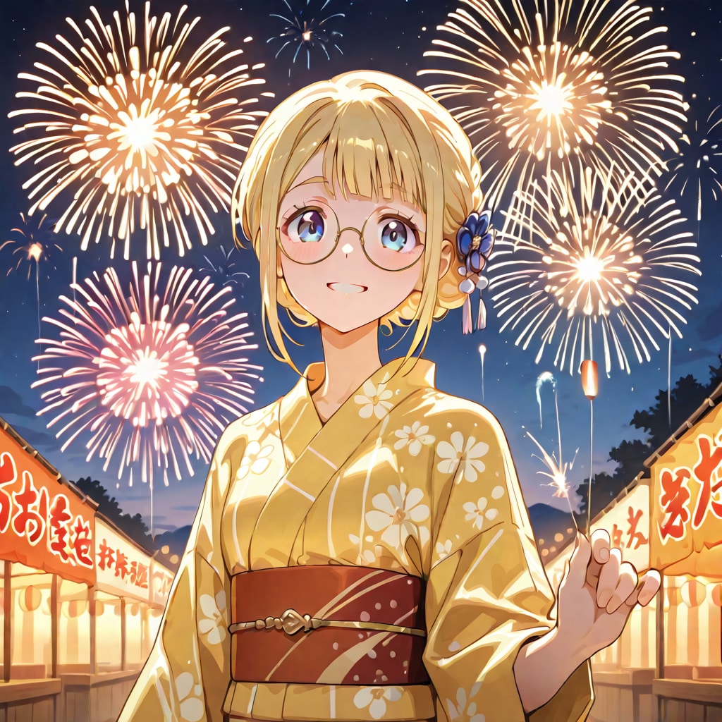 夏祭りとミッシェルさん | の人気AIイラスト・グラビア