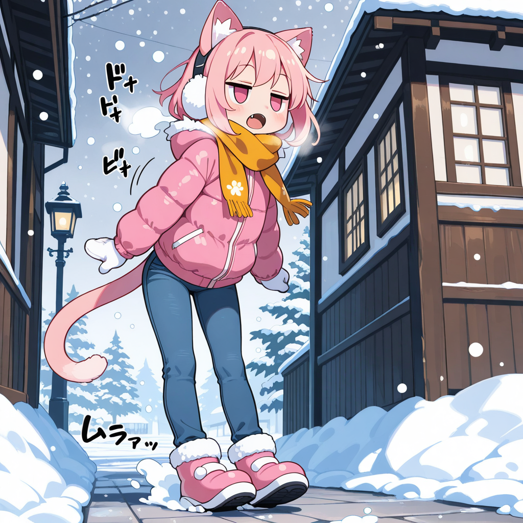 オイ！！作者！！耳が冷たいにゃ！！