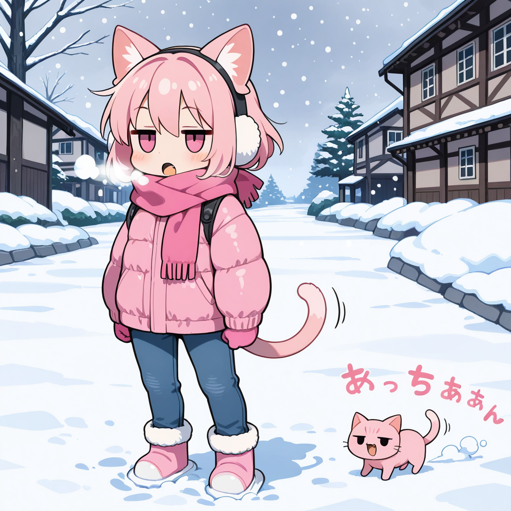 オイ！！作者！！耳が冷たいにゃ！！