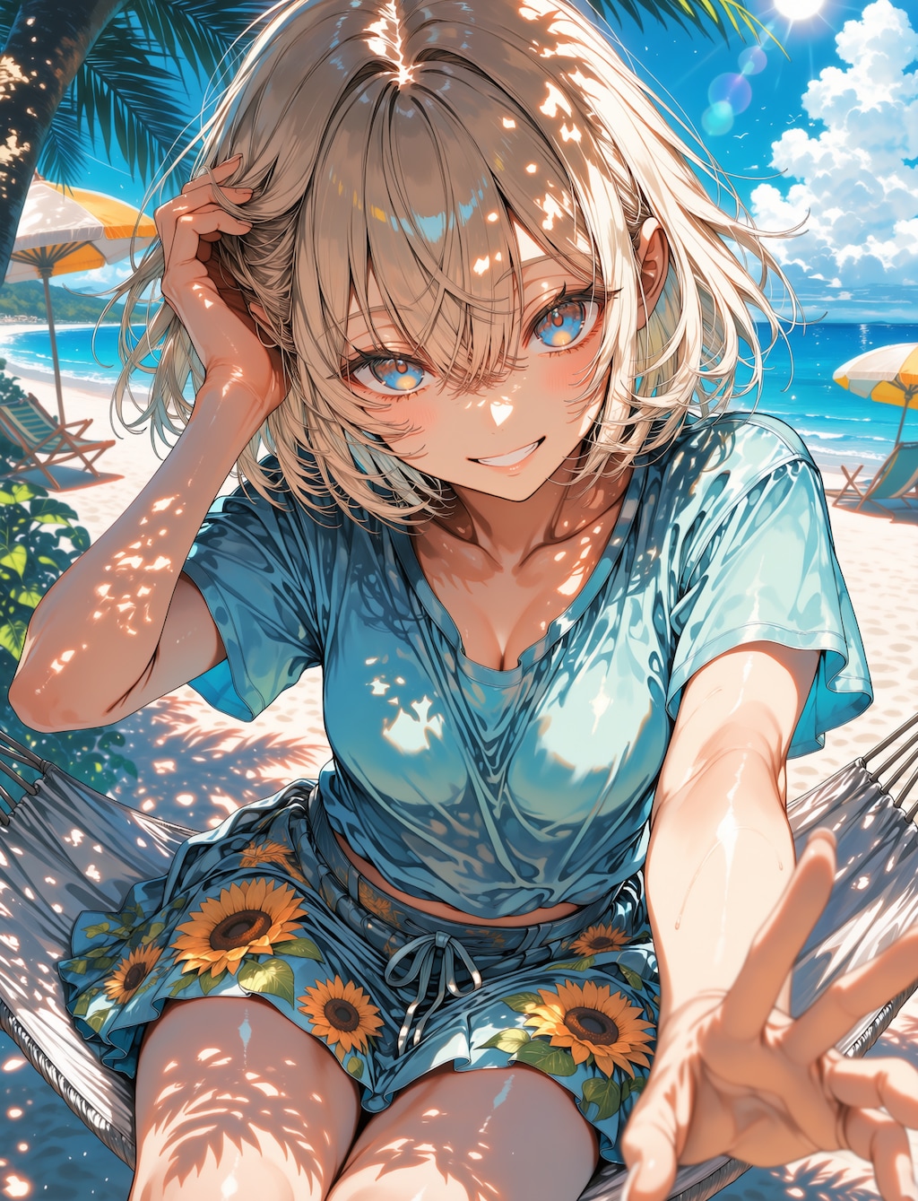 夏のビーチ