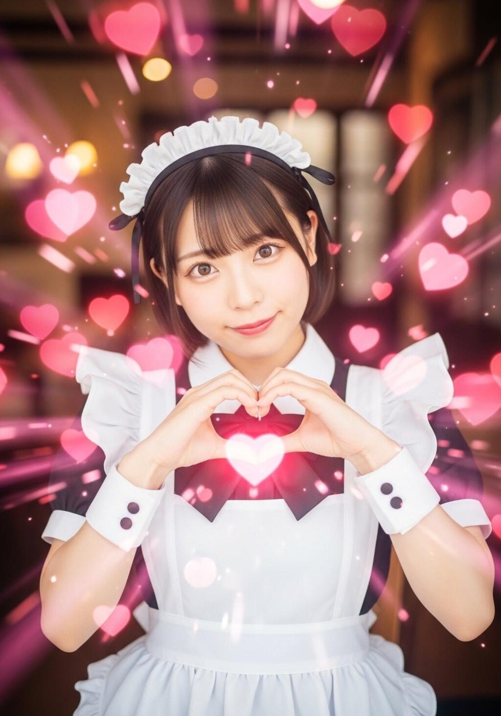 ハートのエフェクト