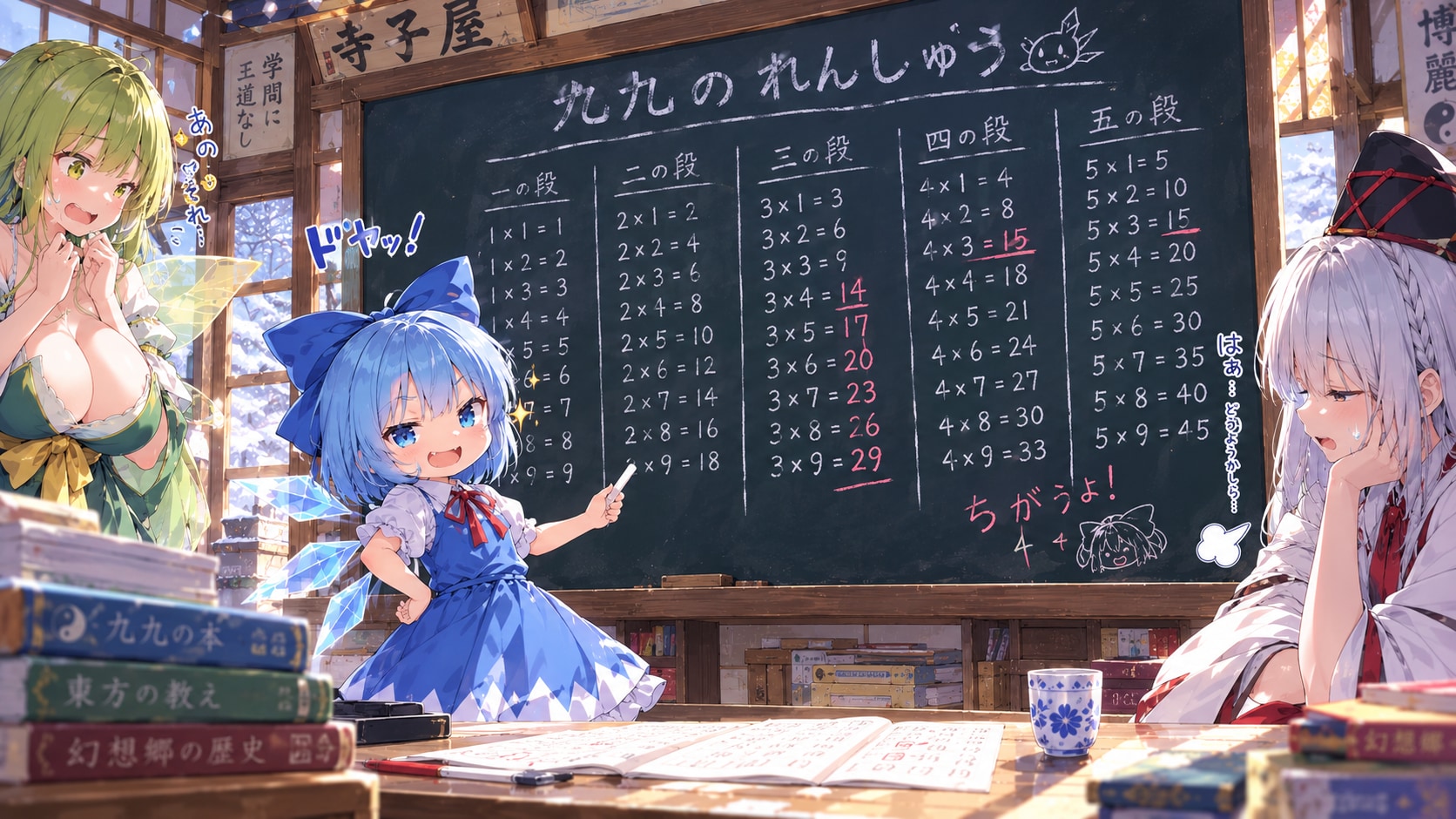 九九のれんしゅう大騒動 | の人気AIイラスト・グラビア