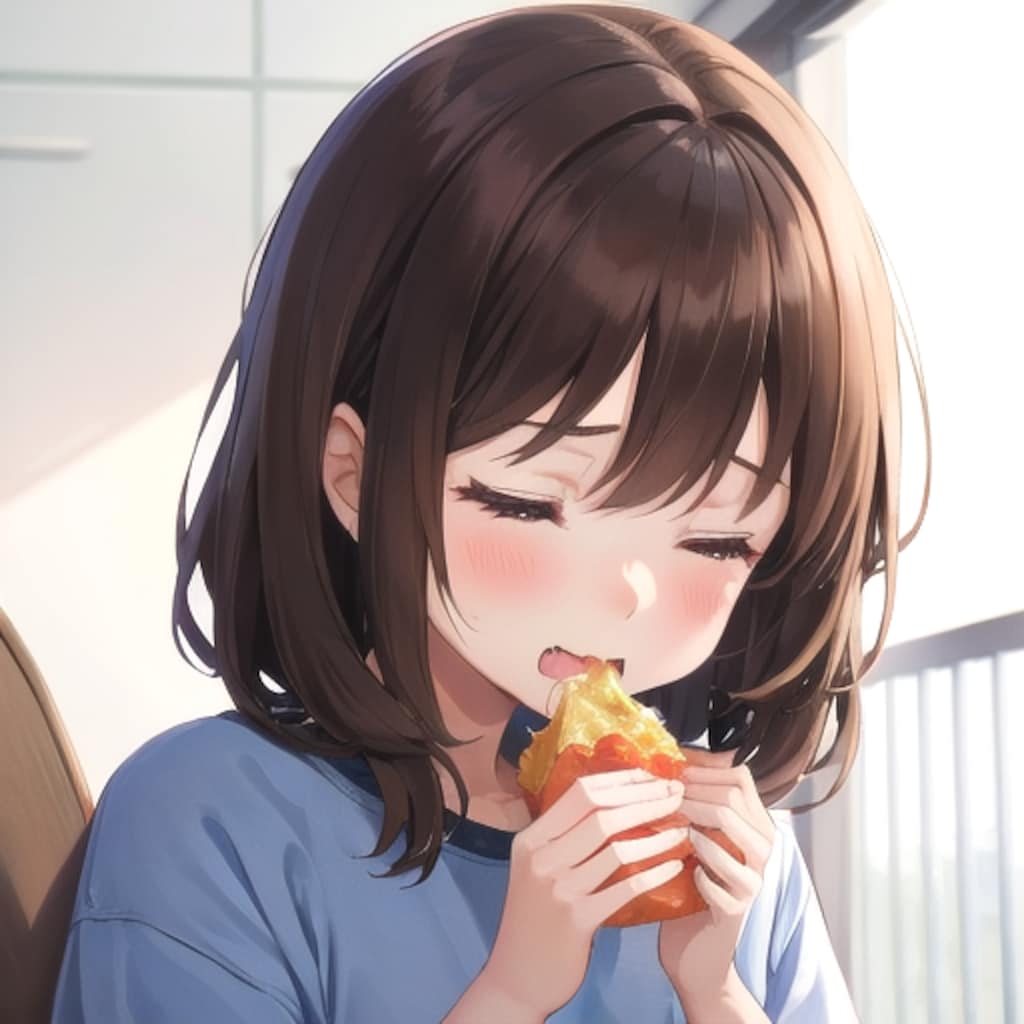 ちっちゃなお口で