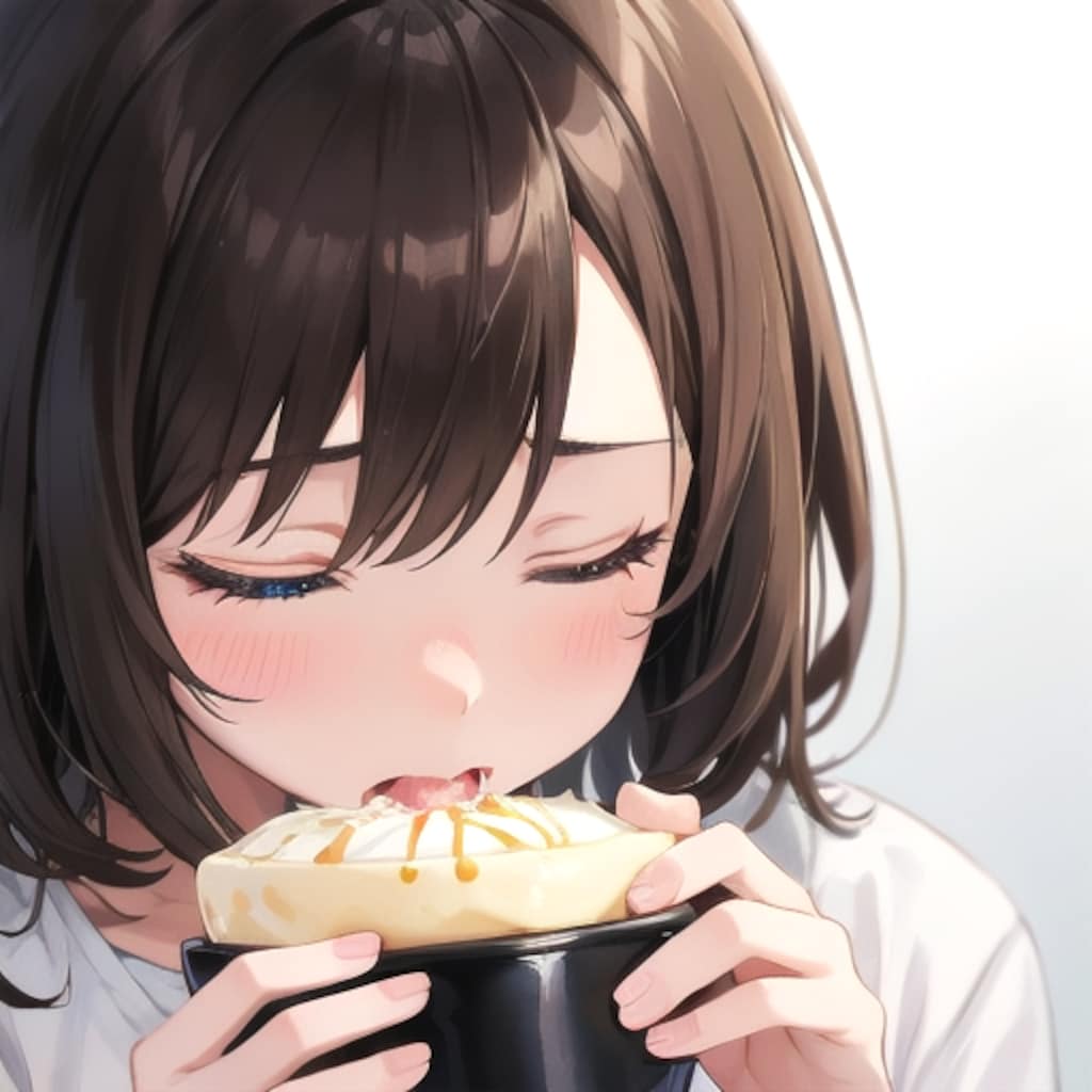 ちっちゃなお口で