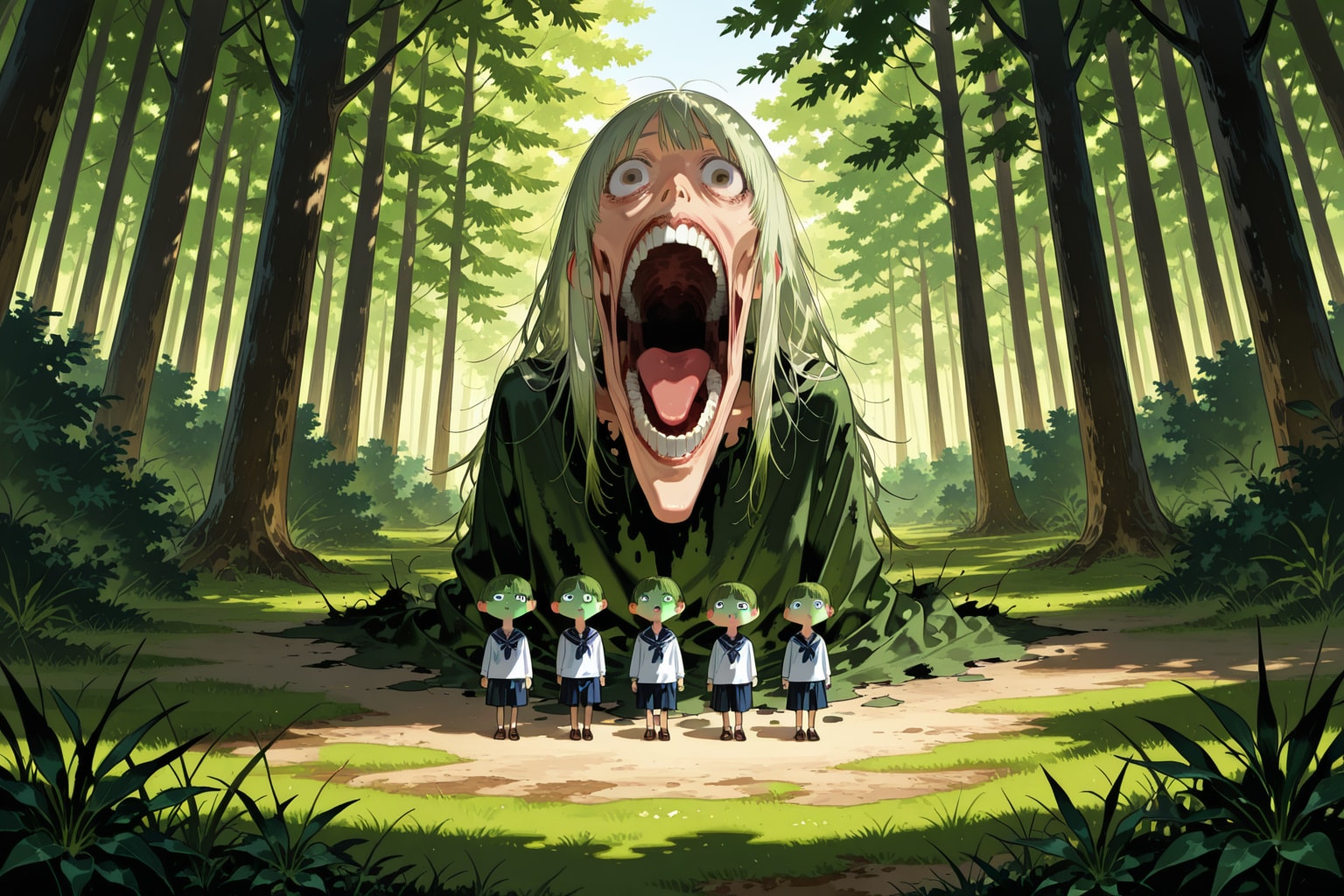 見えてないふりしないと・・・ | の人気AIイラスト・グラビア