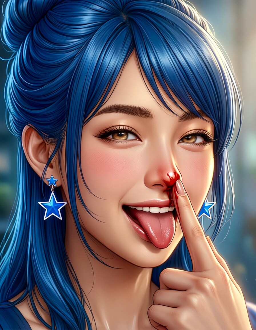 リンちゃん💙鼻血出た〜 | の人気AIイラスト・グラビア