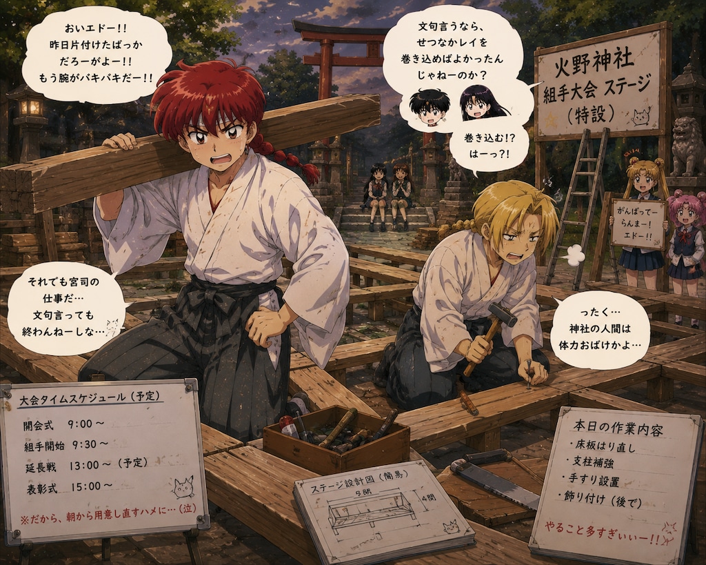 第3回火野神社組手大会・まさかの2日目