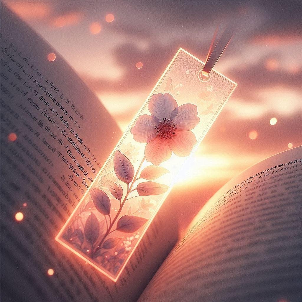 押し花のしおり