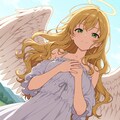 自然の中で微笑む天使 2枚目