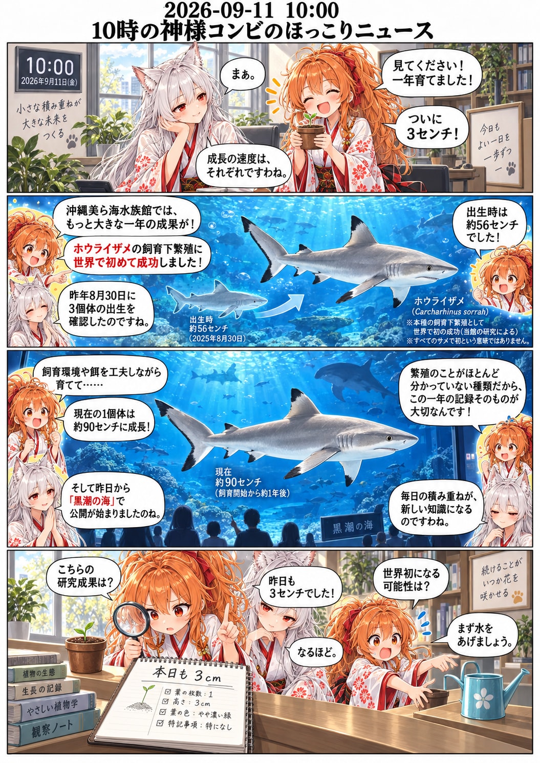 毎日漫画　10時　ほっこりニュース | の人気AIイラスト・グラビア